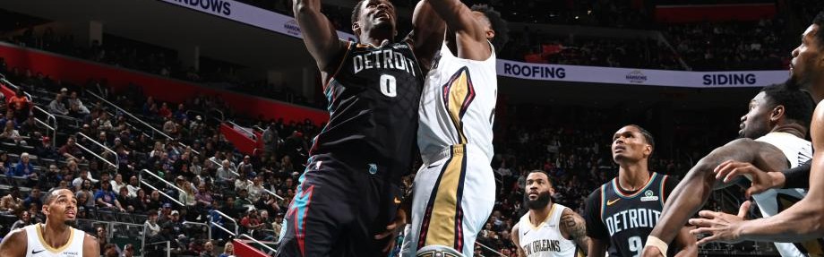 乐视体育-杜伦30+10+7锡安21分 活塞主场轻取鹈鹕